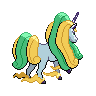 Galarian Rapidash back shiny sprites