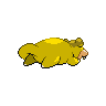 Galarian Slowpoke back shiny sprites