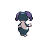 Female Indeedee back shiny sprites