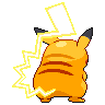Gigantamax Pikachu back shiny sprites