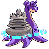 Gigantamax Lapras back shiny sprites