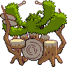 Gigantamax Rillaboom back shiny sprites