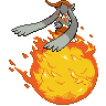 Gigantamax Cinderace back shiny sprites