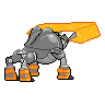 Iron Boulder back shiny sprites
