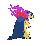 Hisuian Typhlosion back shiny sprites