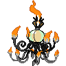 Mega Chandelure back shiny sprites