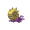 Omastar back shiny sprites
