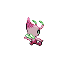Celebi back shiny sprites