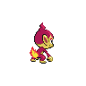Chimchar back shiny sprites