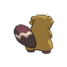 Bibarel back shiny sprites