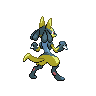 Lucario back shiny sprites