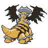 Altered Giratina back shiny sprites