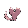 Minccino back shiny sprites