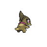 Axew back shiny sprites