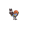 Fletchling back shiny sprites