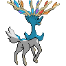 Active Xerneas back shiny sprites