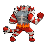 Incineroar back shiny sprites