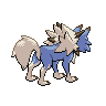 Midday Lycanroc back shiny sprites