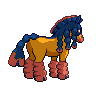 Mudsdale back shiny sprites