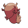 Greedent back shiny sprites