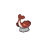 Curly Form Tatsugiri back shiny sprites
