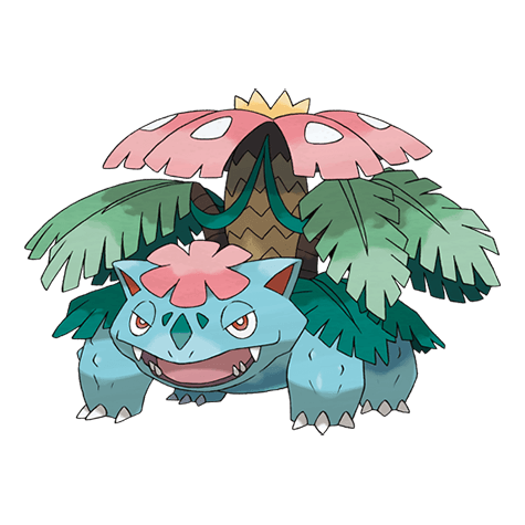 Mega Venusaur official artwork