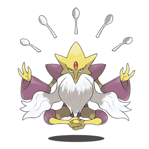 Mega Alakazam official artwork