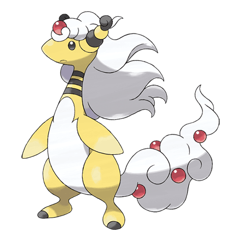 Mega Ampharos official artwork