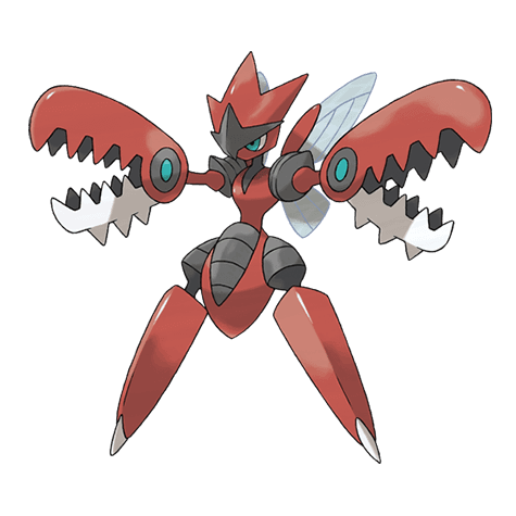 Mega Scizor official artwork