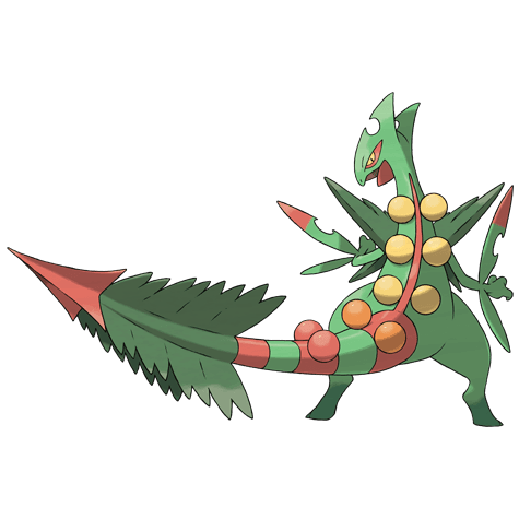 Mega Sceptile official artwork
