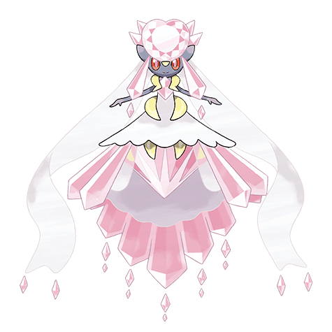 Mega Diancie official artwork