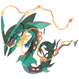 Mega Rayquaza artwork