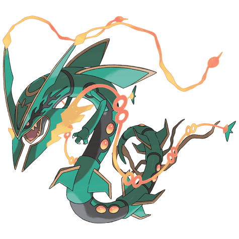 Mega Rayquaza official artwork