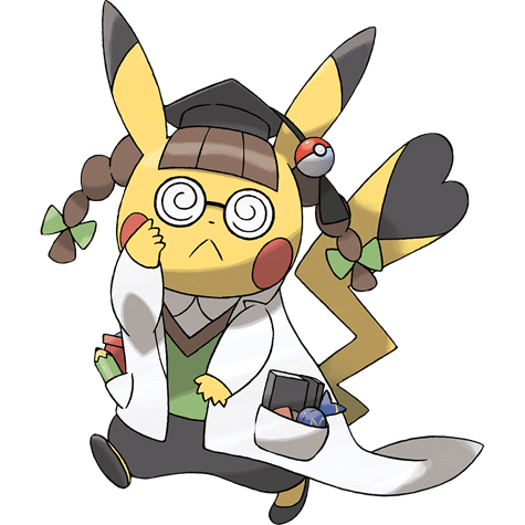 Pikachu Ph.D. official artwork
