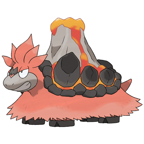 Mega Camerupt official artwork
