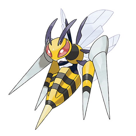 Mega Beedrill official artwork