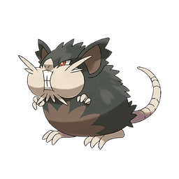 Totem Alolan Raticate artwork