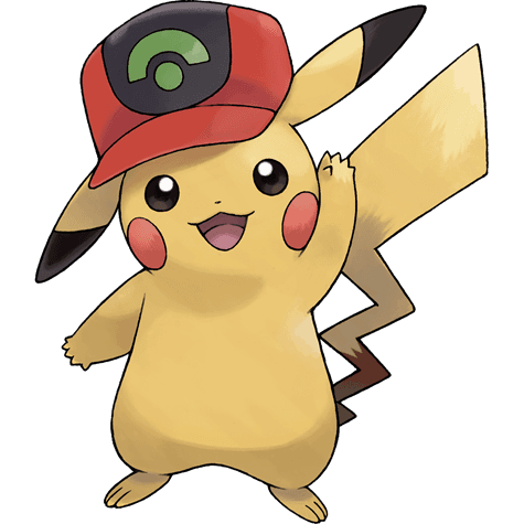 Hoenn Cap Pikachu official artwork