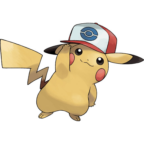 Unova Cap Pikachu official artwork