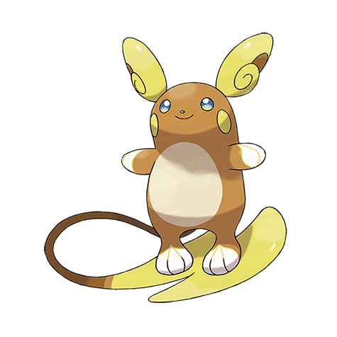 Alolan Raichu official artwork