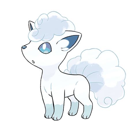 Alolan Vulpix official artwork