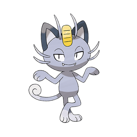 Alolan Meowth official artwork