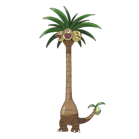 Alolan Exeggutor official artwork