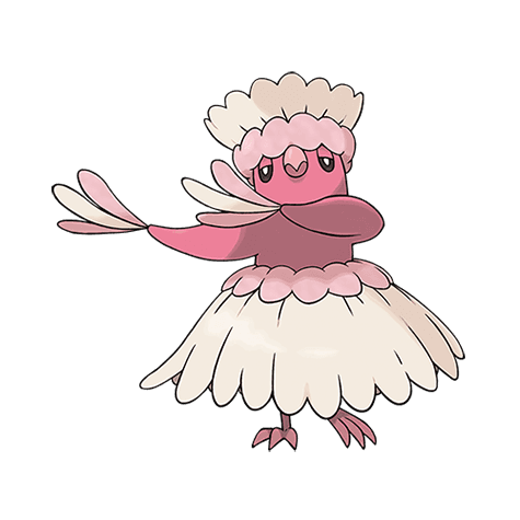 Pa’u Oricorio official artwork