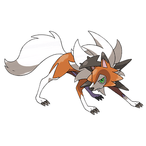 Dusk Lycanroc official artwork