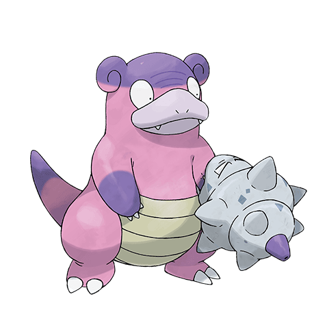 Galarian Slowbro official artwork
