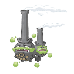 Galarian Weezing artwork