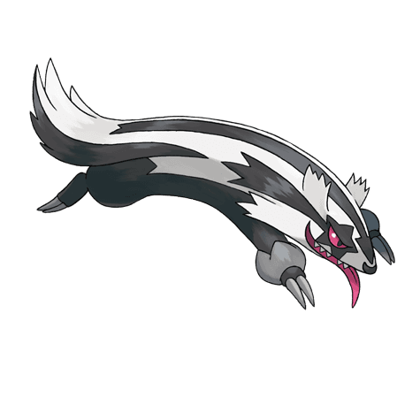 Galarian Linoone official artwork