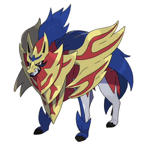 Crowned Zamazenta official artwork