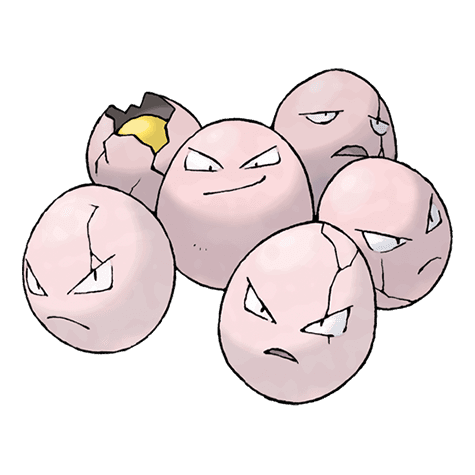 Exeggcute official artwork